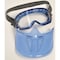 Kleenguard Goggles with Face Shield, V90, Anti-Fog Coating, Clear Lenses, Blue Frame, Blue Shield, Unisex 18629 - alternate 5