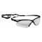 Kleenguard V30 Nemesis Safety Glasses, Scratch-Resistant, Wraparound, Black Half-Frame, Clear Lens 25676 - alternate 5