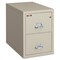 Fireking 15-1/4" W 2 Drawer Fire-Resistant Vertical File Cabinet, Parchment, Legal 2-2131-CPA - alternate 2