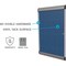 Ghent Enclosed Bulletin Board 42-1/8x27.75", 1 Door SILH20411 - alternate 5