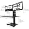 Victor Technology Standing Desk Converter, 28 in W, Black DC350A - alternate 25