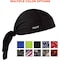 Ergodyne Black High-Performance Dew Rag, PK6 6615 - alternate 4