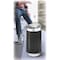 Safco Trash Can, Round, 38 gal., Black 9799BL - alternate 2