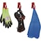 Ergodyne Glove Holder Clips, Non-Conductive Acetal Copolymer, Holds (1) Pair of Gloves , Red 3405 - alternate 3