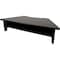Victor Technology Victor High Rise Monitor Stand - 7.50" Height x 27" Width x 11.50" Depth - Wood, Laminate - Black DC050 - alternate 11