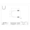 Zoro Select Round U-Bolt, 1/2"-13, 4 1/2 in W, 6 in H, Zinc Plated Steel U17243.050.0400 - alternate 2