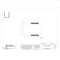 Zoro Select Square U-Bolt, 5/16"-18, 2 in W, 3 in H, Zinc Plated Steel U17263.031.0203 - alternate 2