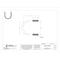 Zoro Select Round U-Bolt, 3/8"-16, 2 1/2 in W, 3 1/8 in H, Zinc Plated Steel, 10 PK U17243.037.0200 - alternate 2