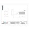 Zoro Select Grade 5, 3/4"-10 Hex Head Cap Screw, Black Oxide Steel, 5-1/4 in L, 5 PK N01000.075.0525 - alternate 2
