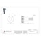 Zoro Select Precision Shoulder Screw, 3/8"-16 Thr Sz, 5/8 in Thr Lg, 1/2 in Shoulder Lg, 18-8 Stainless Steel U51044.050.0050 - alternate 2