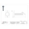 Zoro Select Self-Drilling Screw, #10 x 1 in, Plain 410 Stainless Steel Flange Hex Head External Hex Drive U31860.019.0100 - alternate 2