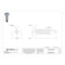 Zoro Select Self-Drilling Screw, #10 x 3/4 in, Zinc Plated Steel Pan Head Phillips Drive, 100 PK U31820.019.0075 - alternate 2