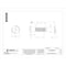 Zoro Select Partition Bolt, #10-24, 1 in Brl Lg, 1/4 in Brl Dia, Stainless Steel Plain, 10 PK Z4382PAK - alternate 2