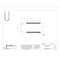 Zoro Select Round U-Bolt, 1/4"-20, 1 3/8 in W, 3 7/16 in H, Plain Stainless Steel U17277.025.0100 - alternate 2