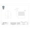Zoro Select #4-40 x 1/4 in Slotted Pan Machine Screw, Zinc Plated Steel, 100 PK U24520.011.0025 - alternate 2