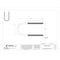 Zoro Select Round U-Bolt, 5/16"-18, 2 in W, 4 3/4 in H, Zinc Plated Steel U17243.031.0151 - alternate 2