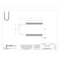 Calbrite Round U-Bolt, 1/4"-20, 1 9/64 in W, 2 3/4 in H, Plain Stainless Steel S61000UB00 - alternate 2