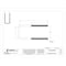 Zoro Select Square U-Bolt, 5/16"-18, 2 in W, 5 in H, Zinc Plated Steel U17263.031.0205 - alternate 2
