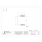 Zoro Select Square U-Bolt, 3/8"-16, 6 in W, 5 in H, Zinc Plated Steel U17263.037.0605 - alternate 2