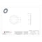 Zoro Select External Tooth Lock Washer, For Screw Size 1/4 in Spring Steel, Zinc Plated Finish, 100 PK SEWIS0250-100P - alternate 2
