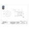 Avk Rivet Nut, 1/4"-20 Thread Size, 0.5 in Flange Dia., 0.58 in L, Steel, 25 PK ALS4T-420-165 - alternate 2