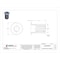 Avk Rivet Nut, #10-32 Thread Size, 0.415 in Flange Dia., 0.475 in L, Steel, 25 PK ALS4T-1032-130 - alternate 2