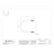 Zoro Select Round U-Bolt, 1/2"-13, 6 3/4 in W, 8 3/8 in H, Hot Dipped Galvanized Steel, 5 PK U17244.050.0600 - alternate 2