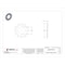 Zoro Select External Tooth Lock Washer, For Screw Size #10 Steel, Zinc Plated Finish, 100 PK U37420.019.0001 - alternate 2