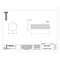 Zoro Select Grade A307, 1/4"-20 Hex Head Tap Bolt, Zinc Plated Steel, 1 in L, 100 PK U01209.025.0100 - alternate 2