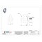Zoro Select Eye Bolt With Shoulder, M6-1.00, 13 mm Shank, 20 mm ID, Steel, Zinc Plated, 3 PK RB580060SP-003P2 - alternate 2