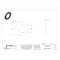 Zoro Select Flat Washer, For Screw Size M8 , Steel Zinc Plated Finish, 100 PK M38250.080.0001 - alternate 2
