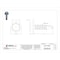Zoro Select Self-Drilling Screw, #8 x 5/8 in, Plain 410 Stainless Steel Flange Hex Head External Hex Drive U31860.016.0062 - alternate 2
