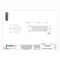 Avk Rivet Nut, #10-32 Thread Size, 0.415 in Flange Dia., 1 in L, Steel, 25 PK ALS4T-1032-130B - alternate 2