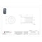 Avk Rivet Nut, 1/4"-20 Thread Size, 0.455 in Flange Dia., 0.68 in L, Steel, 25 PK AKS4T-420-260 - alternate 2