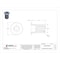 Avk Rivet Nut, #8-32 Thread Size, 0.39 in Flange Dia., 0.42 in L, Steel, 25 PK ALS4T-832-80 - alternate 2