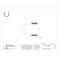 Zoro Select Round U-Bolt, 3/8"-16, 2 in W, 2 5/8 in H, Zinc Plated Steel, 10 PK U17243.037.0150 - alternate 2
