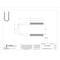 Zoro Select Round U-Bolt, 5/16"-18, 1 3/8 in W, 3 5/8 in H, Zinc Plated Steel U17243.031.0102 - alternate 2