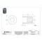 Zoro Select Rivet Nut, 5/16"-18 Thread Size, 0.595 in Flange Dia., 0.69 in L, Steel, 25 PK CAK2-3118-150-25 - alternate 2