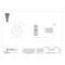 Zoro Select Shoulder Screw, 3/8"-16 Thr Sz, 5/8 in Thr Lg, 1/2 in Shoulder Lg, Alloy Steel, 5 PK U07111.050.0050 - alternate 2