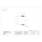 Zoro Select Square U-Bolt, 3/8"-16, 4 in W, 3 in H, Zinc Plated Steel U17263.037.0403 - alternate 2