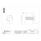 Zoro Select Partition Bolt, #10-24, 1/2 in Brl Lg, 1/4 in Brl Dia, Stainless Steel Plain, 10 PK Z4380PAK - alternate 2