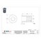 Zoro Select Rivet Nut, 1/4"-20 Thread Size, 0.5 in Flange Dia., 0.58 in L, Aluminum, 50 PK U69315.025.0165 - alternate 2