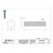 Zoro Select Grade 8, 5/8"-11 Hex Head Tap Bolt, Black Oxide Steel, 5 in L, 5 PK U04110.062.0500 - alternate 2