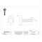 Zoro Select Self-Drilling Screw, #8 x 3/4 in, Phosphate Steel Flange Hex Head External Hex Drive, 100 PK 12216PK - alternate 2