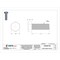 Zoro Select Grade 8, 1/2"-20 Hex Head Cap Screw, Zinc Yellow Steel, 1-1/2 in L, 25 PK U04360.050.0150 - alternate 2