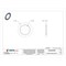 Zoro Select Internal Tooth Lock Washer, For Screw Size 3/4 in Steel, Zinc Plated Finish, 10 PK U37480.075.0001 - alternate 2