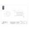 Avk Rivet Nut, 1/2"-13 Thread Size, 0.865 in Flange Dia., 1.3 in L, Steel, 10 PK ALS4T-813-350 - alternate 2