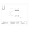 Zoro Select Round U-Bolt, 1/4"-20, 1 3/4 in W, 3 in H, Zinc Plated Steel U17243.025.0125 - alternate 2