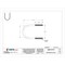 Zoro Select Round U-Bolt, 1/4"-20, 2 in W, 3 1/4 in H, Zinc Plated Steel U17243.025.0150 - alternate 2