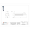 Zoro Select Self-Drilling Screw, 1/4" x 1-1/2 in, Zinc Plated Steel Flange Hex Head External Hex Drive, 50 PK U31810.025.0150 - alternate 2